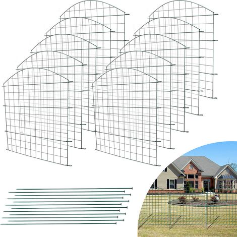SWANEW Recinto per laghetti Recinto per giardini Recinto per esterni Set completo Freilingen 22 pezzi