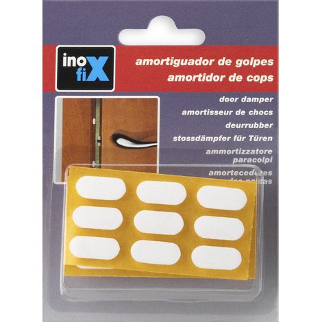 Amortiguadores de golpes adhesivos blancos X18 - Inofix