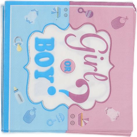 32 Serviettes Enfant Décorées pour Filles et Garçons - Papier Essuie-tout Résistant pour Anniversaire et Fêtes (1/5)