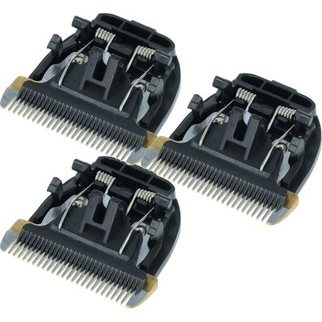 vhbw 3x Scherkopf kompatibel mit Panasonic ER-DGP84, ER-DGP74, ER-DGP 72, ER-FGP 72, ER-GP80, ER-1611, ER-DGP82 Rasierer Schwarz