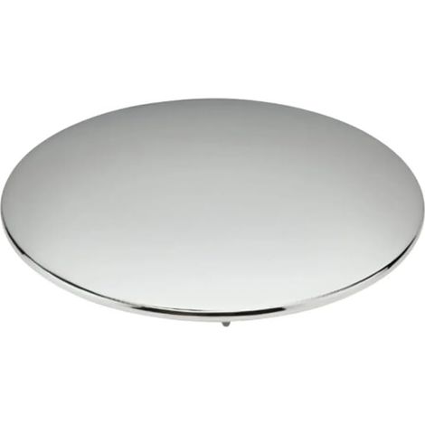 Capot Bonde De Douche - 1 Pièce - Métal Chromé - Diamètre 120 Mm - Pour Receveur Percé 90 Mm (1/5)