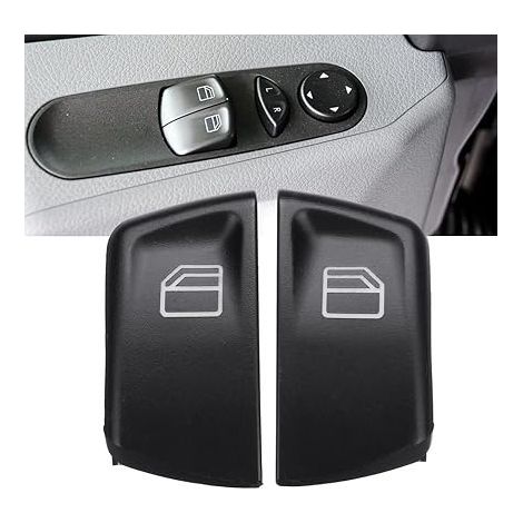 Interruptor de elevalunas eléctrico, 2 unidades, para Mercedes Vito Viano W639 Sprinter II 906 2003-2013 807624374022 (1/5)