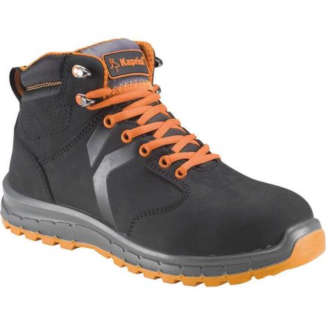 Kapriol Scarponcini Antinfortunistici Alti Spencer Nero Arancio N.40