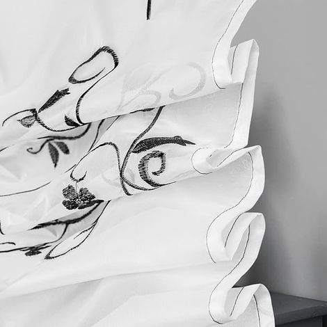 Rideau Romain, Gris 100x120cm Store Romain (1/4)