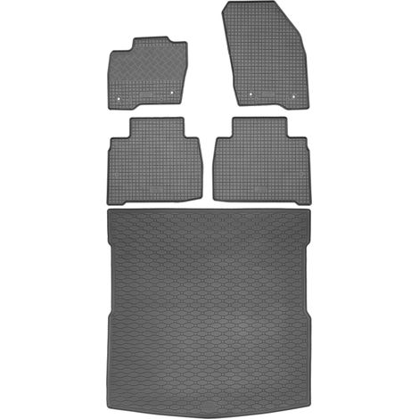 Ford S-Max II Minivan ab 09.2015 SET - Gummifußmatten + Kofferraummatte