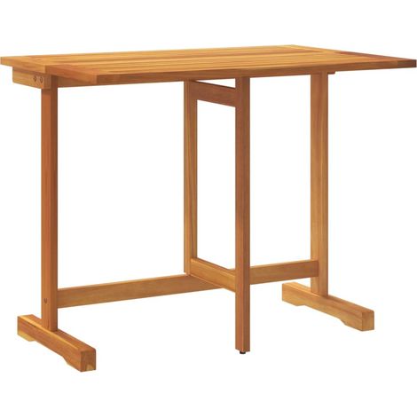 Tavolo da Balcone Pieghevole 90x60x72 cm Legno Massello Acacia vidaXL