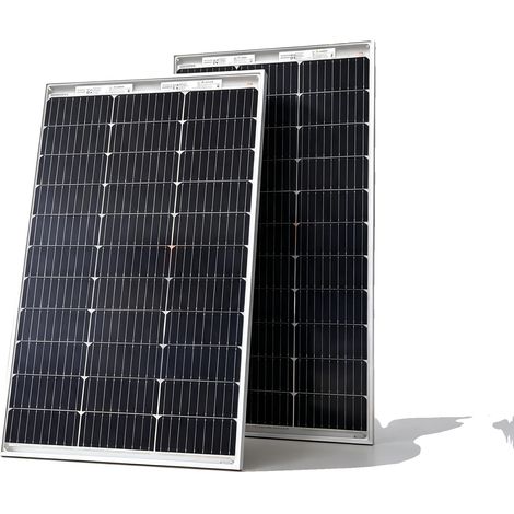 Pannello solare bifacciale, alta efficienza, 2 pezzi bifacciali da 100W (1/2)
