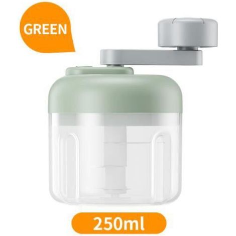 Hachoir à viande manuel,coupe-légumes et oignon,outils de cuisine- Green 250ML