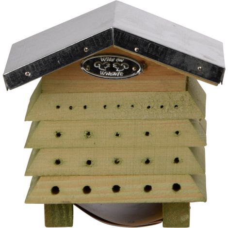 Abri en bois pin avec toit en zinc pour abeilles - animallparadise