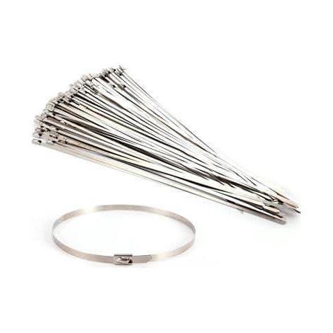 20 colliers de serrage inox autobloquant 40cm x 7.9 mm (1/2)