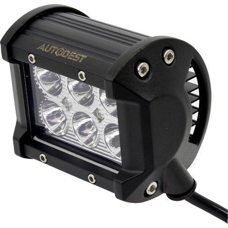 Projecteur LED à fixer 18W 1260 lumens – Botier étanche IP67 – Tension 12-30V – Longueur 9,5 cm pour quads et camions – (1/5)