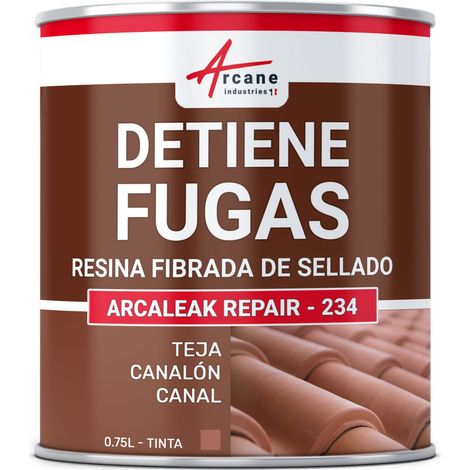 Stop Fuite Fibré Tuile 0,75l étanchéité Immédiate Tuiles Fibrée - Arcane