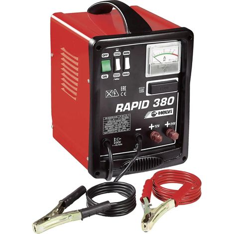 [NEUWERTIG] B-Ware Helvi Rapid Batterieladegerät Autobatterielader Starthilfe Tragbar Werkstatt Kfz
