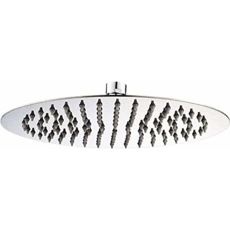 Pommeau de douche à effet pluie - Deluxe - Ø 20 cm - Argent - Pommeau de douche - Acier inoxydable 304 - G1/2” (1/5)