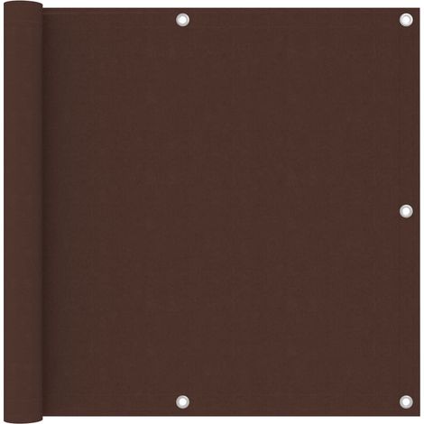 Balcony Screen Brown 90x500 cm Oxford Fabric vidaXL