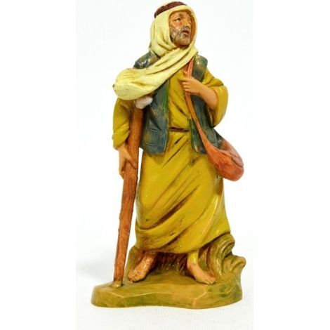 PASTORE CON STAMPELLA 12CM IN RESINA (F-37)
