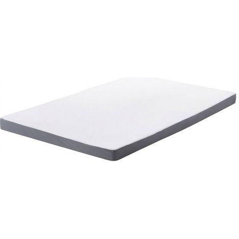 Colchón de poliéster blanco funda extraíble con cremallera 80 x 200 cm Piccolo