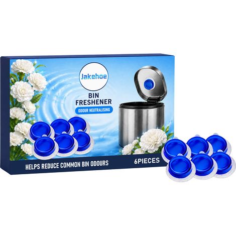 JAKEHOE Désodorisant pour poubelle (parfum Westing) Désodorisant, éliminateur d'odeurs et nettoyant pour poubelle de cuisine (6 pièces) (1/5)