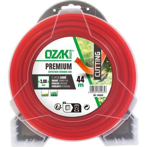 Coque fil nylon carré OZAKI PREMIUM - Longueur: 44m, Ø: 3,00mm (1/3)