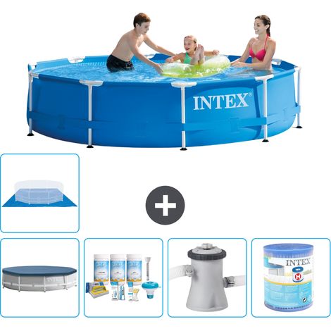 Intex Piscina con struttura Rotonda - 305x76 cm - 7-pezzi  S41474 (1/5)