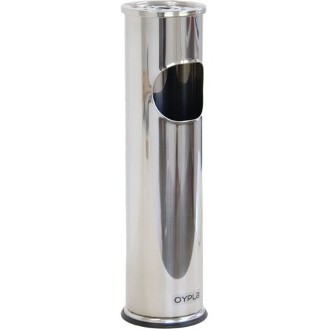 Oypla Free Standing Stainless Steel Ash Tray Cigarette Rubbish Bin