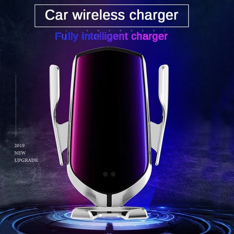 TRADE SHOP - Portacellulare Carica Batteria A Induzione Ir Universale Per Auto Smartphone - (1/4)
