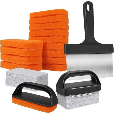Nettoyant Pour Plaques De Cuisson - Raclette De Nettoyage Portable Et (1/5)