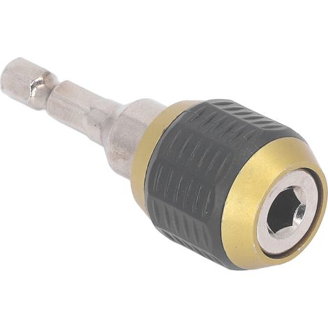 Porte-embout d'extension à dégagement rapide, perceuse à percussion à tige hexagonale de 1/4 pouces, tige magnétique autobloquante de 60mm de Long