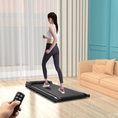 Elektro-Tisch-Laufband, mehrere Trainingsmodi Laufband, Laufband, LED-Display, 131  48  17cm