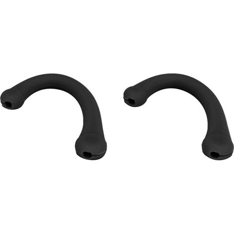 10 Paires de Crochets de Protection d'Oreilles en Silicone Doux, Bâillon de Bouche, Maintiens d'Oreilles Confortables, Protège-Oreilles Noir (1/5)