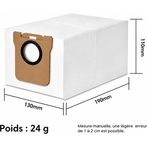 Sac à poussière pour robot aspirateur L20 Ultra 10 × 10 × 10 cm 100 g – Livraison gratuite