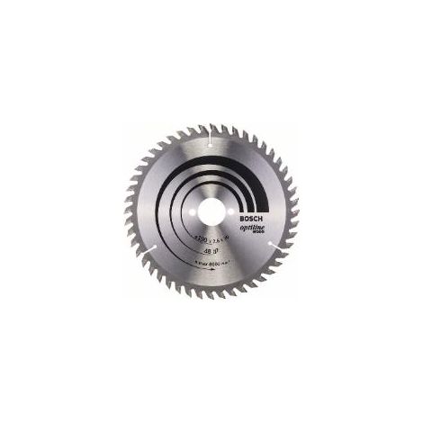 Lama circolare Optiline Wood Ø 30 mm - 190 x 30 x 2,6 mm, 48 - 2 608 640 617