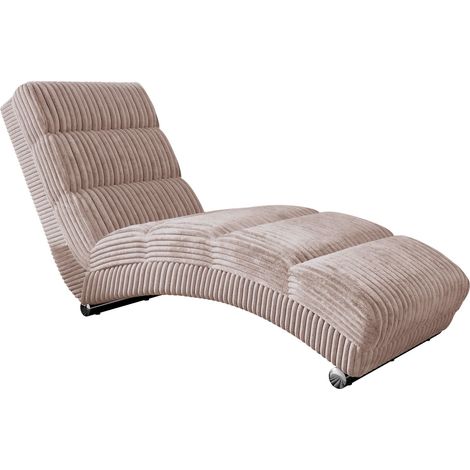 Chaise longue Comfivo Pirum II, Ambience 15, 84x62x180cm, Tissu, Pieds: Plastique (1/5)