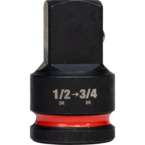 Chiave milwaukee impact socket adapter cromo-molibdeno 11.4 x 8.1 cm (1/2)