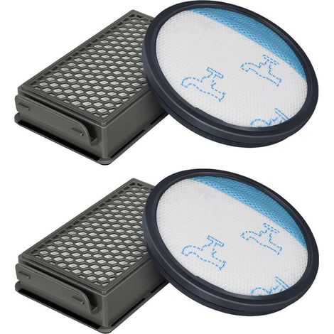 2 sets de filtres de remplacement pour l'aspirateur Rowenta Compact Power Silence Force Cyclonic RO3731EA RO3753EA RO3718EA RO3724EA RO3786EA RO3798EA, Remplace ZR005901 (1/5)