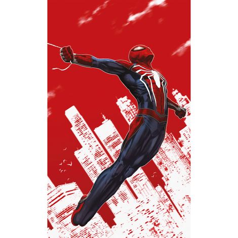 Papier peint panoramique - Marvel Spider-Man Red Swing - Taille: 150 x 250 cm (1/5)