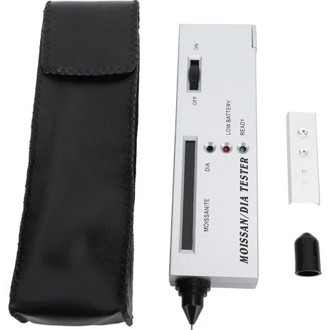 Stylo testeur de diamants, détecteur de diamants et de moissanites de précision, outil de test de bijoux, portable, pour débutants et experts (1/5)