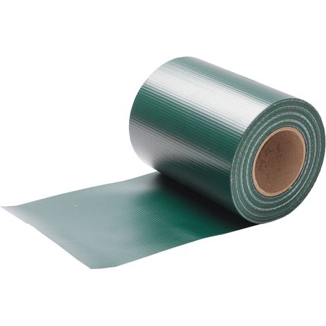 SWANEW Schermo privacy da giardino Recinzione a doppia barra Rotolo di pellicola per recinzione balcone PVC 70x0.19m Verde (1/5)
