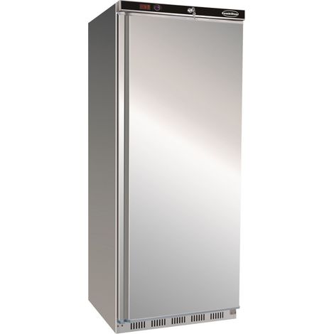 Réfrigérateur professionnel 570L 1 porte +2/+8°C Inox 4 grilles GN 2/1 Dégivrage auto - Combisteel (1/4)