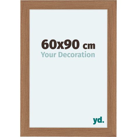 yd. - Cadre photo 60x90 - Noyer clair - MDF - Como (1/5)