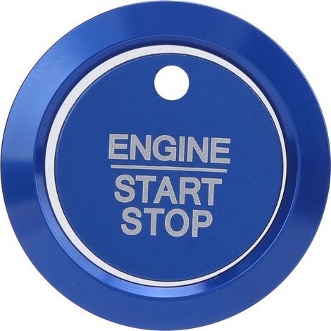 Abdeckring für den Motorstart-/Stoppknopf, blau, Ersatzteil für Ford F-150 2016-2019 (1/5)