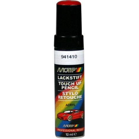 Pinceau Retouche 941410 Rouge Brillant Motip Touch Up 12 Ml