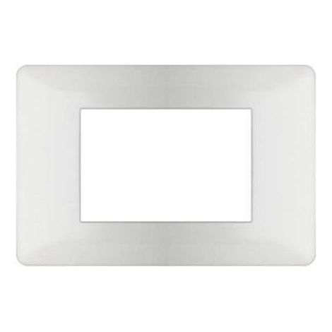 Placca mapam compatibile vimar plana 3 moduli bianco - m6803-1
