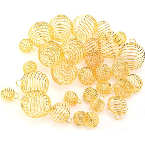 Anneaux Élastiques pour Tresses en Métal, Ornements Dorés pour Dreadlocks, Bijoux Capillaires (1/5)