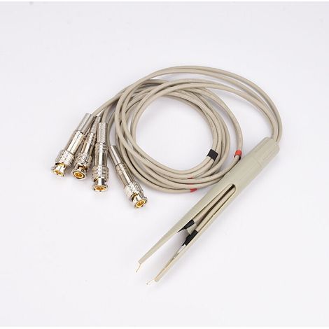 Pince de test SMD pour pince Kelvin avec 4 câbles de test BNC pour multimètre LCR (1/4)