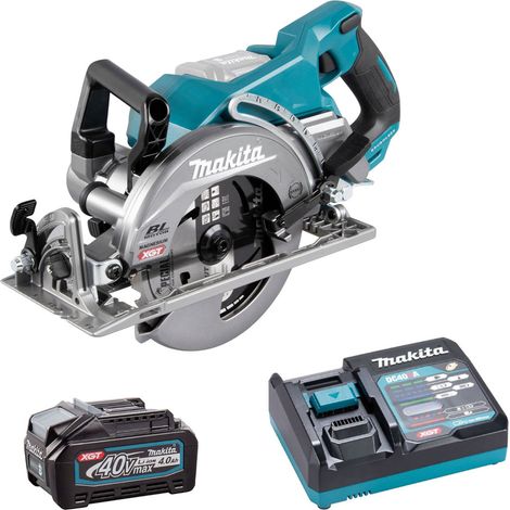 Makita RS001GM101 40VMax XGT Brushless 185mm Circular Saw - 1x 4Ah Battery (BL4040) & Charger