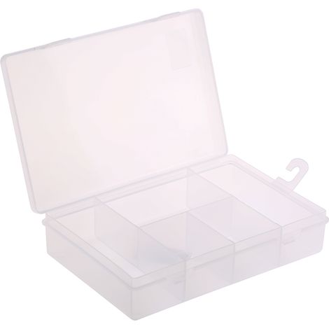 Scatola portaoggetti rs-pro 5 scomparti clip polipropilene