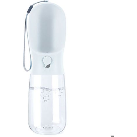 Bouteille d'eau portable pour chien - OKZ - 600ml - Bol intégré - Réserve croquettes - Anti-fuite (1/4)