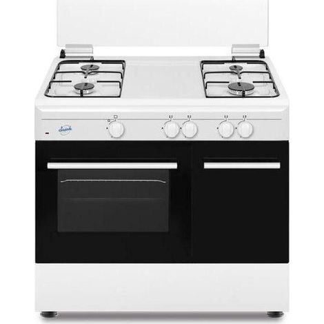 Ducati SD490GW Cucina A Gas Forno A Gas 4 Fuochi Capacità 59 Litri 90x60 Cm Bianco