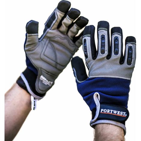 Guantes de trabajo de montaje resistentes y protectores L